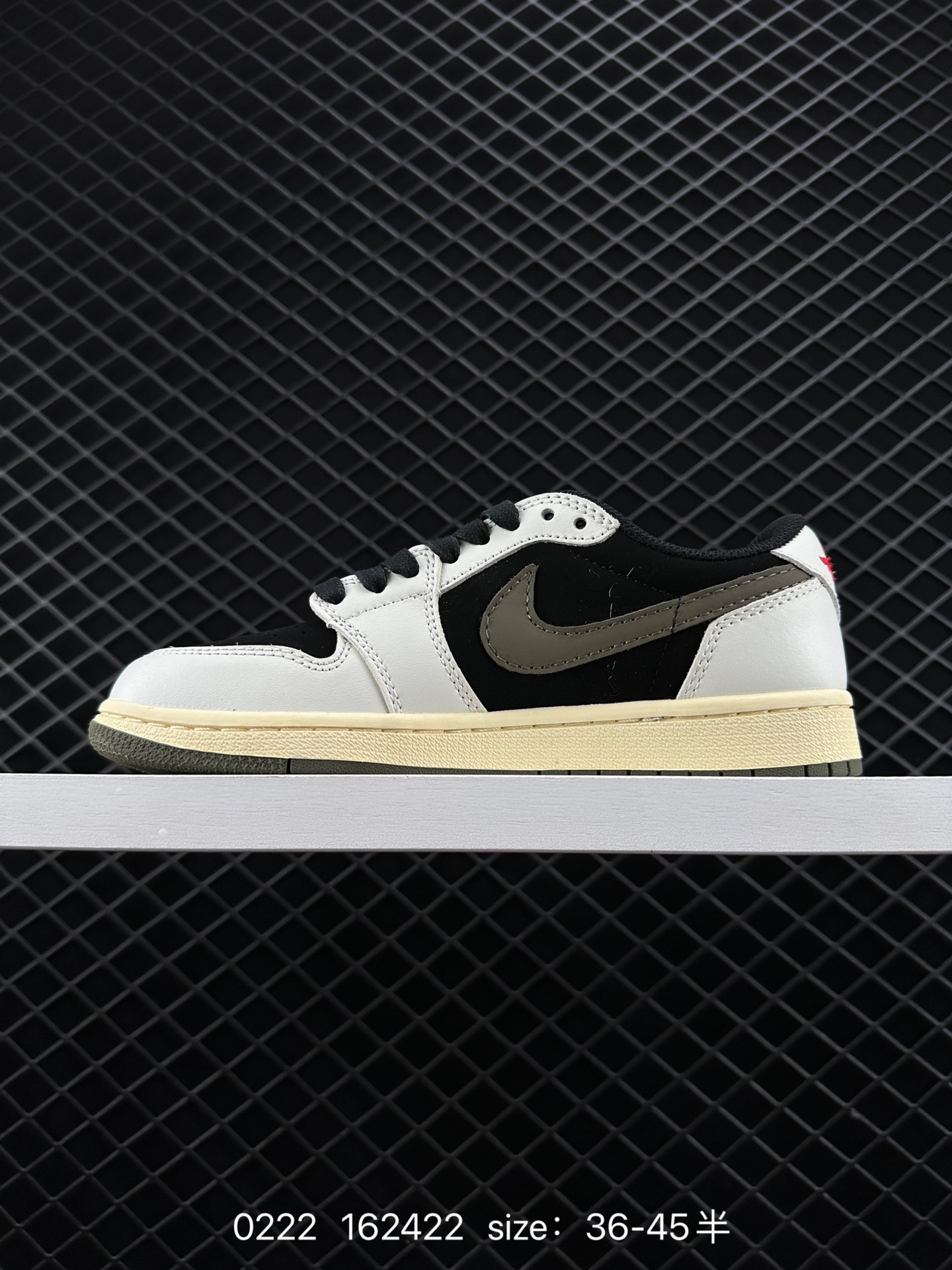 fragment design x Travis Scott x Nike Air Jordan 1 Low OG SP”Black/Green Toe“
